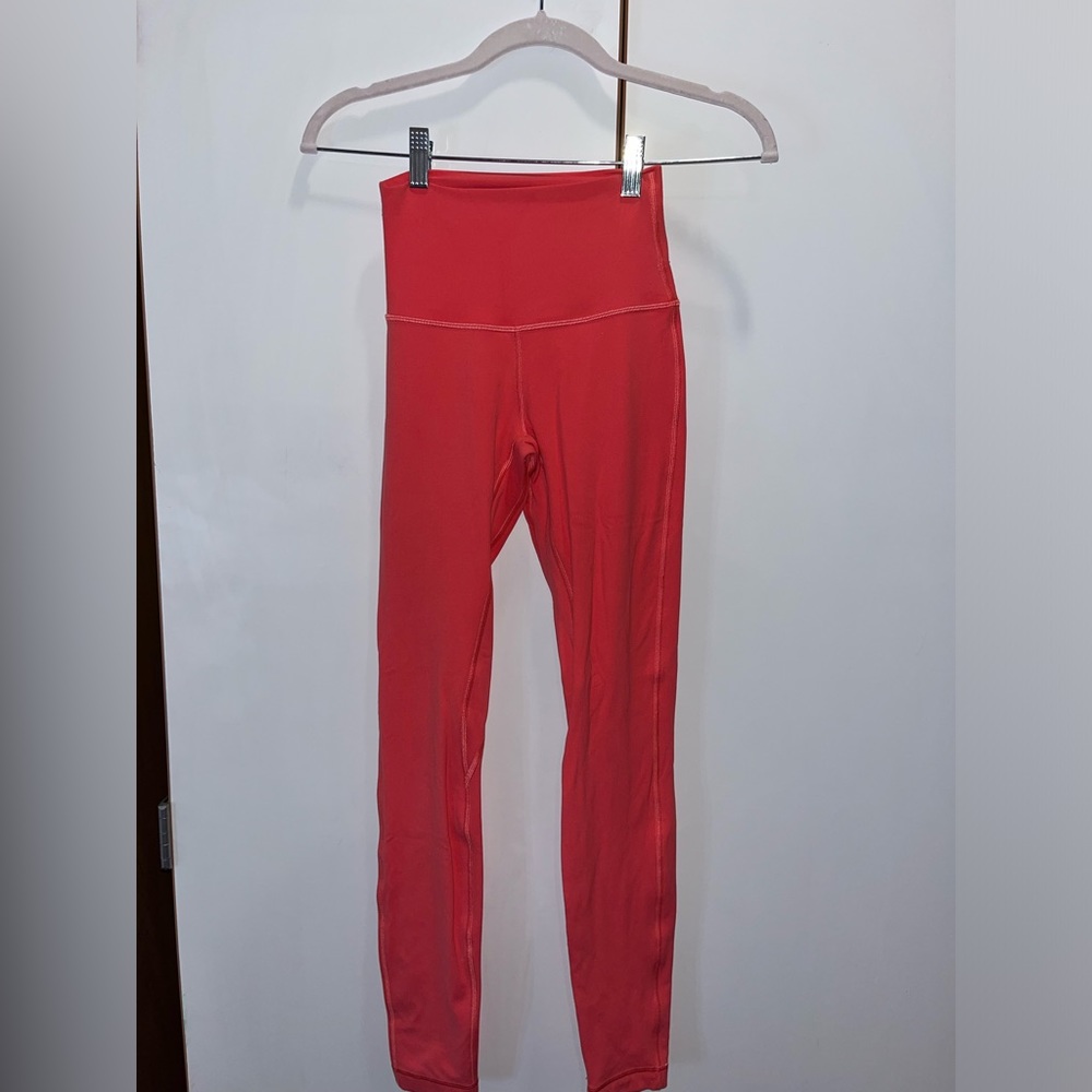 Peach/pink lululemon leggings size 2
